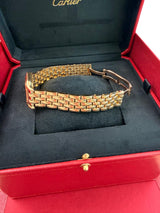 Cartier Panthère de Cartier 18K Yellow Gold Silvered Dial Watch WGPN0058