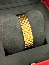 Cartier Panthère de Cartier 18K Yellow Gold Silvered Dial Watch WGPN0058