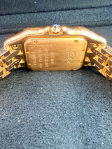 Cartier Panthère de Cartier 18K Yellow Gold Silvered Dial Watch WGPN0058