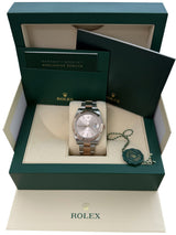 Rolex Datejust 41mm Sundust Dial Two-Tone Everose Gold Fluted Bezel Watch 126331
