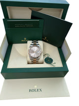 Rolex Datejust 41mm Sundust Dial Two-Tone Everose Gold Fluted Bezel Watch 126331