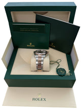 Rolex Datejust 41mm Sundust Dial Two-Tone Everose Gold Fluted Bezel Watch 126331