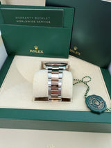 Rolex Datejust 41mm Sundust Dial Two-Tone Everose Gold Fluted Bezel Watch 126331