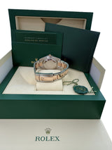 Rolex Datejust 41mm Sundust Dial Two-Tone Everose Gold Fluted Bezel Watch 126331
