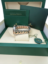 Rolex Datejust 41mm Sundust Dial Two-Tone Everose Gold Fluted Bezel Watch 126331