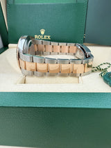 Rolex Datejust 41mm Sundust Dial Two-Tone Everose Gold Fluted Bezel Watch 126331
