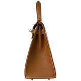 Hermès Kelly Sellier 28 Gold Epsom Leather With Gold Hardware