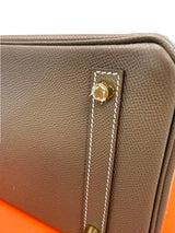 Hermès Birkin 30 Etoupe Epsom Leather With Gold Hardware Handbag