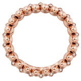 Cartier Clash De Cartier Small Model Paved Diamonds Ring 18K Rose Gold Size 58