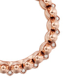 Cartier Clash De Cartier Small Model Paved Diamonds Ring 18K Rose Gold Size 58