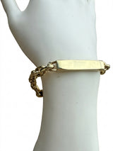 Tiffany & Co. 18 Karat Yellow Gold ID Bracelet 8.5 Inches