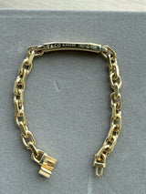 Tiffany & Co. 18 Karat Yellow Gold ID Bracelet 8.5 Inches