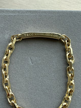 Tiffany & Co. 18 Karat Yellow Gold ID Bracelet 8.5 Inches