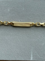 Tiffany & Co. 18 Karat Yellow Gold ID Bracelet 8.5 Inches