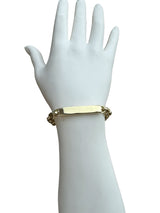 Tiffany & Co. 18 Karat Yellow Gold ID Bracelet 8.5 Inches