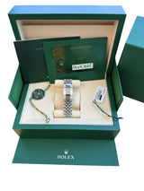 Rolex Datejust 36mm Purple Aubergine Diamond Dial 18K White Gold Watch 126234