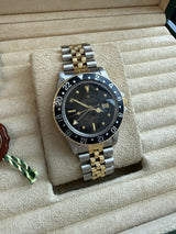 Rolex GMT-Master 40mm Yellow Gold Steel Black Dial Jubilee Watch 16753