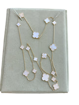 Van Cleef & Arpels Magic Alhambra Long Necklace Mother of Pearl Motifs 18K Gold