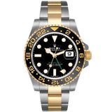 Rolex GMT-Master II 40mm Steel Yellow Gold Two-Tone Ceramic Bezel Watch 116713LN