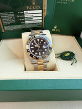 Rolex GMT-Master II 40mm Steel Yellow Gold Two-Tone Ceramic Bezel Watch 116713LN