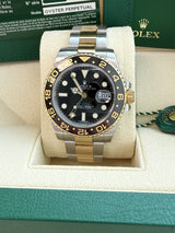 Rolex GMT-Master II 40mm Steel Yellow Gold Two-Tone Ceramic Bezel Watch 116713LN