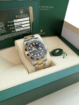 Rolex GMT-Master II 40mm Steel Yellow Gold Two-Tone Ceramic Bezel Watch 116713LN