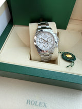 Rolex Daytona Steel 40mm White Dial Steel Oyster Bracelet Men's Watch 116520