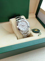 Rolex Daytona Steel 40mm White Dial Steel Oyster Bracelet Men's Watch 116520
