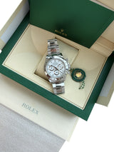 Rolex Daytona Steel 40mm White Dial Steel Oyster Bracelet Men's Watch 116520