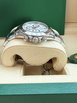Rolex Daytona Steel 40mm White Dial Steel Oyster Bracelet Men's Watch 116520