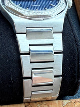 Girard Perregaux Laureato 34mm Diamond Bezel Steel Blue Dial 80189D11A431-11A