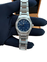 Girard Perregaux Laureato 34mm Diamond Bezel Steel Blue Dial 80189D11A431-11A