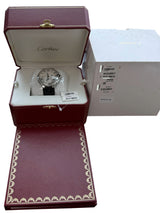 Cartier Ballon Bleu 44mm Steel Silver Dial Chronograph Mens Watch W6920003