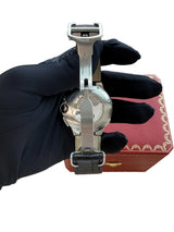 Cartier Ballon Bleu 44mm Steel Silver Dial Chronograph Mens Watch W6920003