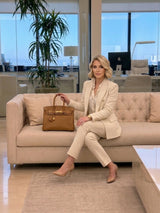 Hermes Birkin 25 Gold Togo Leather With Gold Hardware Handbag