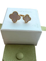 Van Cleef & Arpels Magic Alhambra Mother of Pearl Between The Finger Ring Gold
