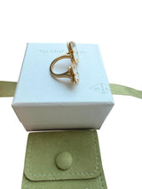 Van Cleef & Arpels Magic Alhambra Mother of Pearl Between The Finger Ring Gold
