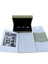 Van Cleef & Arpels Vintage Alhambra 5 Motifs Mother Of Pearl Bracelet 18K Gold