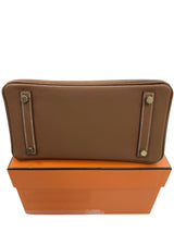 Hermes Birkin 25 Gold Togo Leather With Gold Hardware Handbag