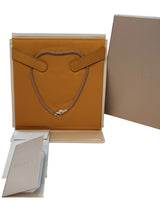 Bulgari Serpenti Necklace 18K Rose Gold with Pavé Diamonds Black Onyx Eyes