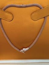 Bulgari Serpenti Necklace 18K Rose Gold with Pavé Diamonds Black Onyx Eyes