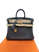 Hermès Birkin 25 Eclat Gris Misty Noir Swift Leather Permabrass Hardware