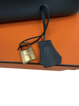 Hermès Birkin 25 Eclat Gris Misty Noir Swift Leather Permabrass Hardware