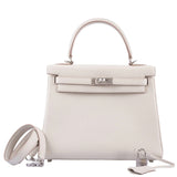 Hermès Kelly 25 Retourne Beton Togo Leather With Palladium Hardware