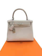 Hermès Kelly 25 Retourne Beton Togo Leather With Palladium Hardware