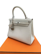 Hermès Kelly 25 Retourne Beton Togo Leather With Palladium Hardware
