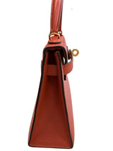 Hermes Kelly Mini 20 Capucine Orange Red Epsom Leather Gold Hardware Handbag