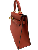 Hermes Kelly Mini 20 Capucine Orange Red Epsom Leather Gold Hardware Handbag