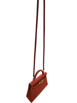 Hermes Kelly Mini 20 Capucine Orange Red Epsom Leather Gold Hardware Handbag
