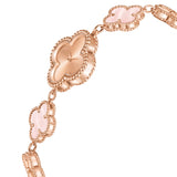 Van Cleef & Arpels Sweet Alhambra 4 Motifs Mother Of Pearl Watch 18K Rose Gold